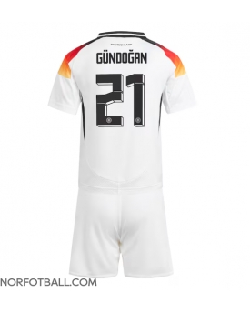 Billige Fotballdrakt Tyskland Ilkay Gundogan #21 Replika Hjemmedraktsett Barn EM 2024 Kortermet (med bukser)